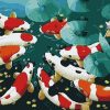 Colorful Koi Fish Animals Paint By Number