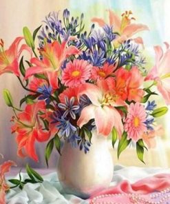 Bloom Flowers Bouquet  Flowers Paint By Number