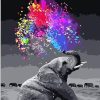 A fun Elephant Animals Paint By Number
