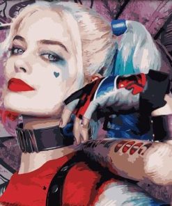 Harley Quinn paint by numbers