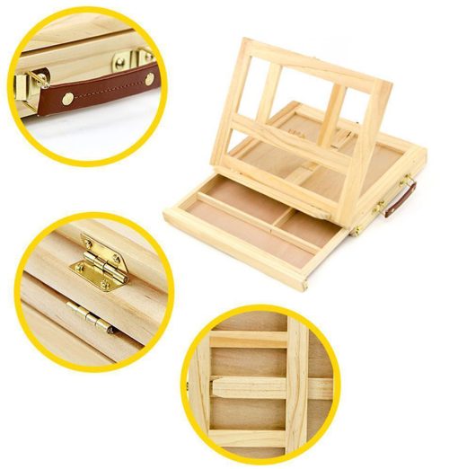 Multifunction wood easle