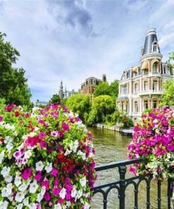 Bridges in Amsterdam Cities Paint By Number