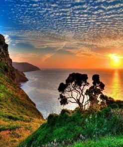Valley of The Rocks Sunset Landscape Paint By Number