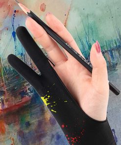 Painting gloves splash