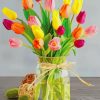 Tulips Bouquet paint by numbers