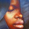 Sad African Girl paint by numbers