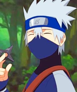 Cool Hatake Kakashi paint by numbers