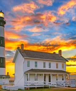 Bodie Island Lighthouse Paint by numbers