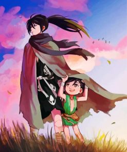 Dororo And Hyakkimaru Paint by numbers