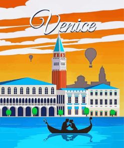 Couple In Venice Paint by numbers