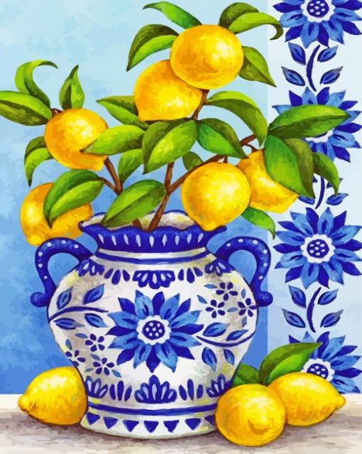 aesthetic-lemon-plant-paint-by-number