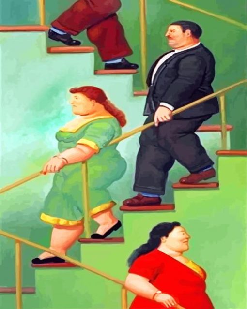 fat-people-botero-la-escalera-paint-by-numbers