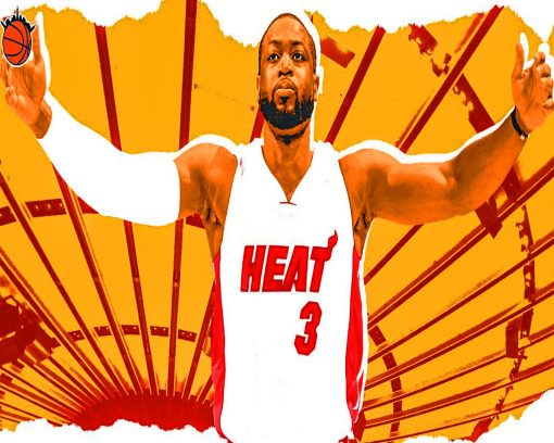 dwyane wade art paint by numbers