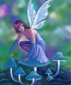 fairy-and-mushroom-paint-by-numbers