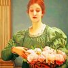 Charles Edward Perugini Peonies Paint by numbers