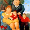 Family Fernando Botero Paint by numbers