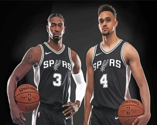 San-Antonio-Spurs-players-paint-by-numbers