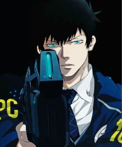 Shinya Kogami Policeman Paint by numbers