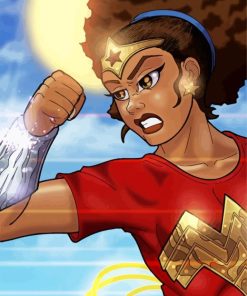 african-american-wonder-woman-paint-by-numbers