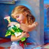 girl-holding-flowers-paint-by-numbers