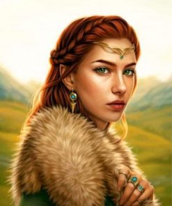 Gorgeous Elf Woman Paint by numbers