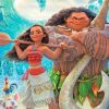 Moana And Chief Tui Paint by numbers