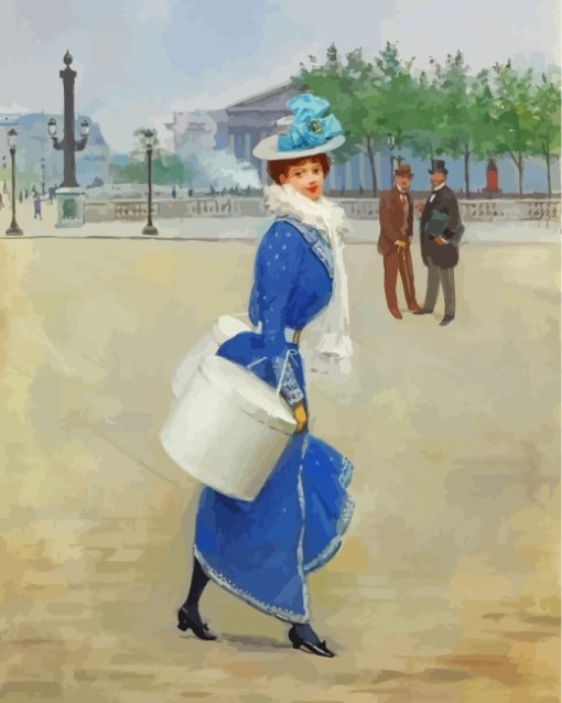 Parisienne Place De La Concorde Paint by numbers