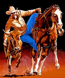 rodeo-cowboy-paint-by-numbers