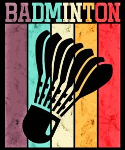 Badminton Art Paint By Numbers