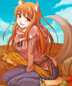 Wolf Girl Holo The Wise Wolf Paint By Numbers