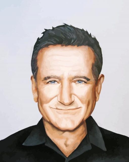 Aesthetic Robin Williams Paint By Numbers