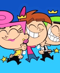 Fairly Odd Parents Characters Paint By Numbers