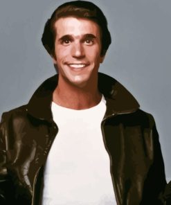 Henry Winkler As Fonzie In Happy Days Paint By Numbers