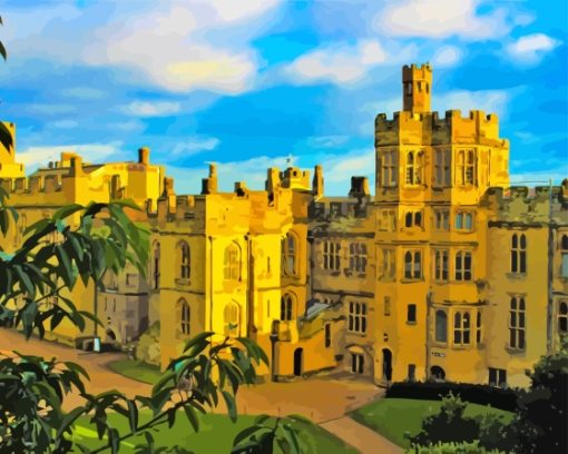 Leamington Spa Warwick Castle Paint By Numbers