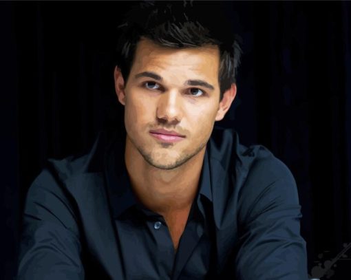 Actor Taylor Lautner Paint By Numbers