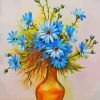 Blue Daisies Paint By Numbers