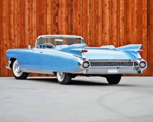 Cadillac 1959 Paint By Numbers