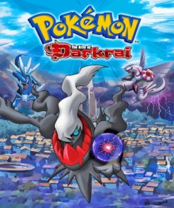 Darkrai Pokemon Poster Paint By Numbers