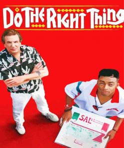 Do The Right Thing Movie Poster Paint By Numbers