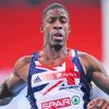 Dwain Chambers Athlete Paint By Numbers