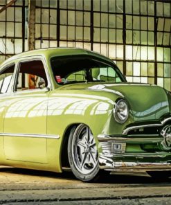 Green 49 Ford Coupe Paint By Numbers