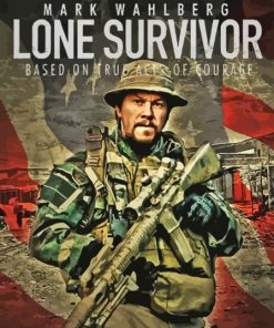 Lone Survivor Mark Wahlberg Movie Paint By Numbers