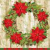 Poinsettia Wreath Christmas Paint By Numbers