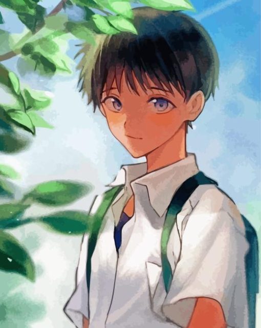 Shinji Ikari Paint By Numbers