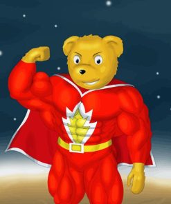 Super Ted Paint By Numbers