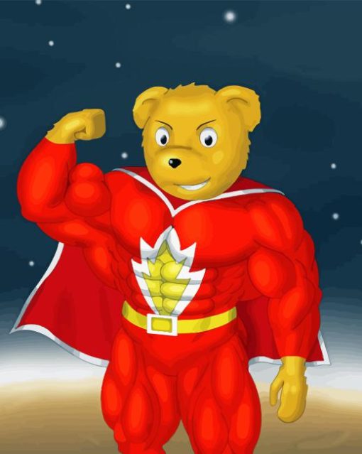 Super Ted Paint By Numbers