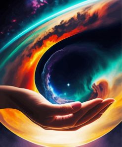 The Universe In Hand Paint By Numbers