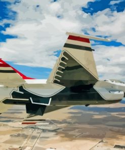 Thunderbird Jet Paint By Numbers