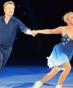 Torvill And Dean Dancers Paint By Numbers