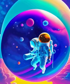 Astronaut Space Paint By Numbers